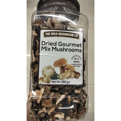 The Wild Mushroom Dried Gourmet Mix Mushrooms 380g เห็ดรวมอบแห้ง อาหาร