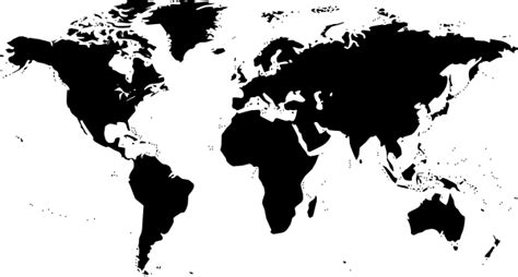 World Map Silhouette Clip Art at Clker.com - vector clip art online ...