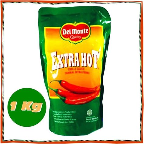 Del Monte Extra Hot 1kg Chili Sauce Sambal Extra Pedas Lazada Indonesia