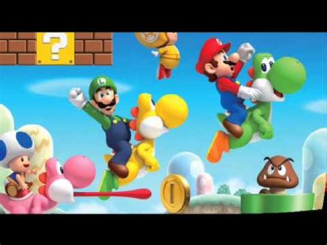 New Super Mario Bros Wii Overworld Theme YouTube