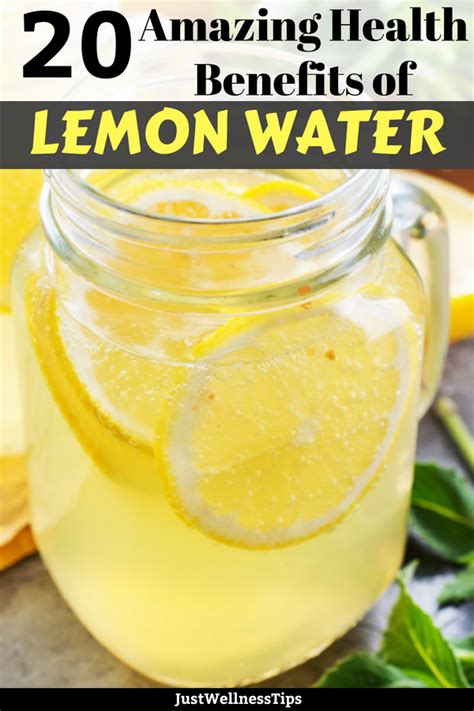 20 Amazing Health Benefits Of Lemon Water Lemon Water Benefits Lemon