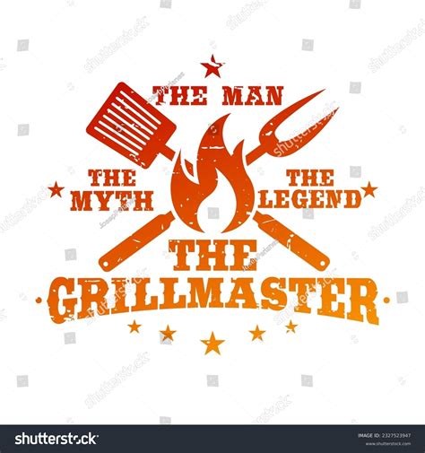 Grillmaster Over Royalty Free Licensable Stock Vectors Vector Art