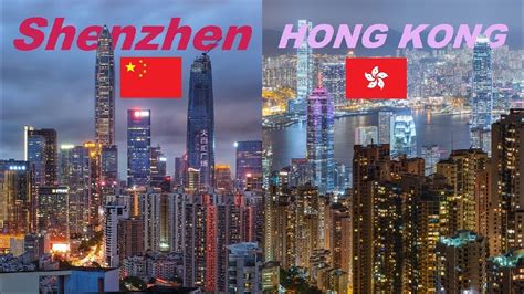 Shenzhen Vs Hong Kong Total Comparison Shenzhen Hongkong