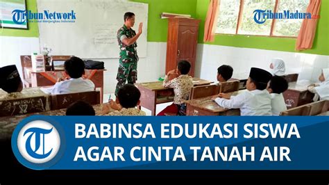 Tanamkan Cinta Tanah Air Babinsa Koramil Palengaan Edukasi Siswa SDN