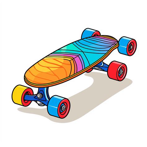 Skateboard Ist Auff Llig Und Fr Hlich Happycoloring Net