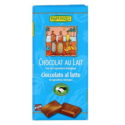 Livraison à domicile Rapunzel Chocolat au Lait bio 100g