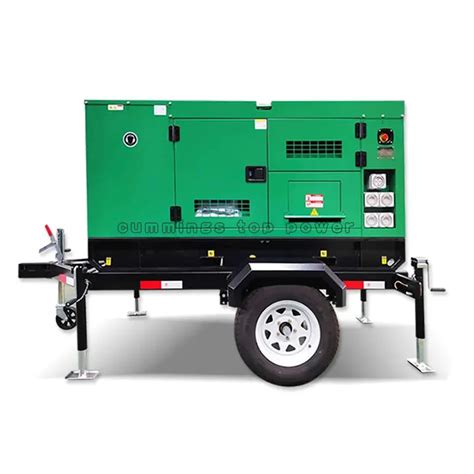 New 60hz Trailer Type 30kw Diesel Generator Set With Yuchai Engine