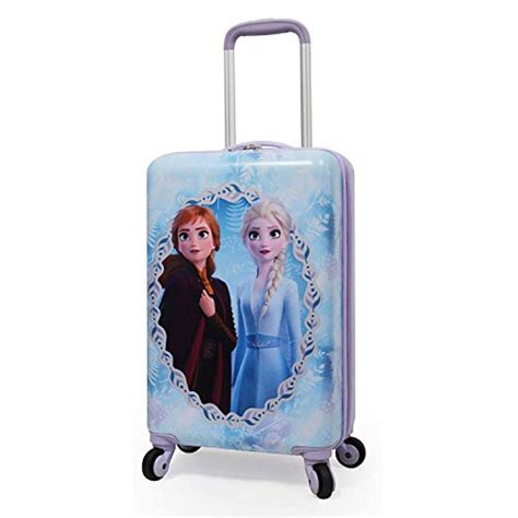 Disney Frozen Ii Anna Elsa Luggage Hard Side Tween Spinner Rolling