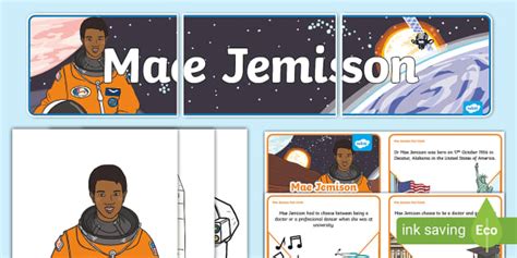 Mae Jemison Display Pack Hecho Por Educadores Twinkl