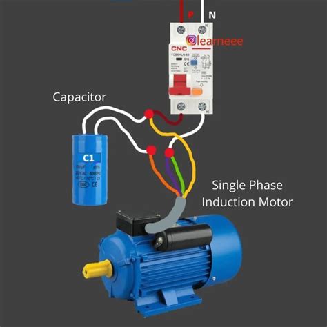 Circuit Diagram Single Phase Induction Motor Diagram Wirin