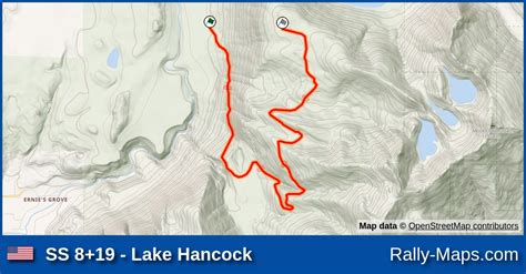 Ss 819 Lake Hancock Stage Map Norwester Rally 1978 🌍 Rally