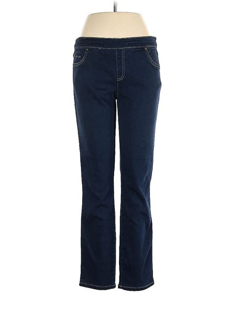 Pajama Jeans Solid Blue Jeans Size M 28 Off Thredup