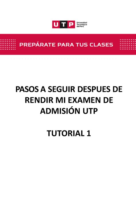 Tutorial Pau Pasos A Seguir Despues De Rendir Mi Examen De