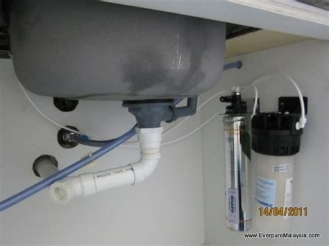 Everpure S100 Drinking Water System Installed Under Sink