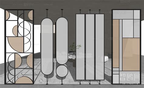 Modern Partition Sketchup Model Download Model Id166058066 1miba