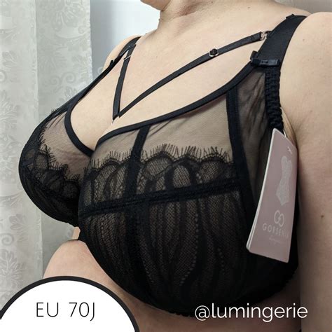 Gorsenia Inessa Soft Side Support Bra Black Lumingerie Bras And