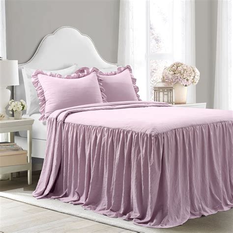 Ruffle Skirt Bedspread Set Lush Decor Lushdecor