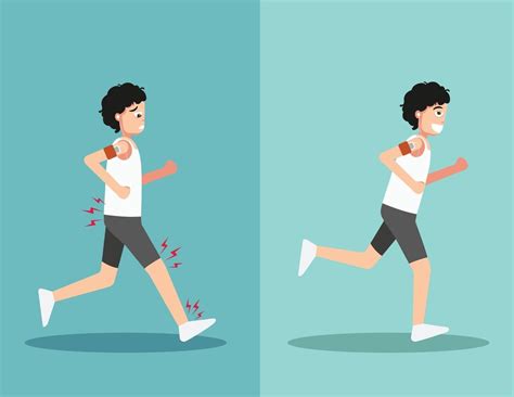 Best And Worst Positions For Running 3147524 Vector Art At Vecteezy