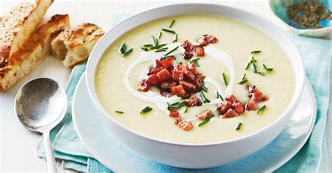 Creamy Leek Potato And Bacon Soup