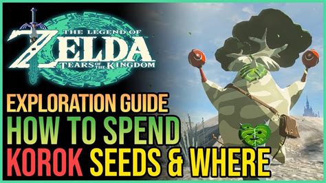 How To Use Korok Seeds The Legend Of Zelda Tears Of The Kingdom YouTube