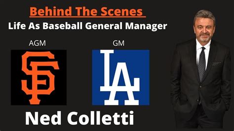 Ned Colletti Life As A Professional Baseball General Manager Youtube