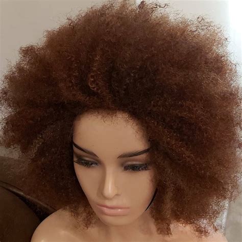 Synthetic Afro Kinky Nubian Wig As Christmas T For Her Etsy