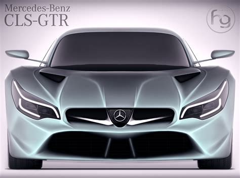 Digital Paint Mercedes Benz Cls Gtr On Behance