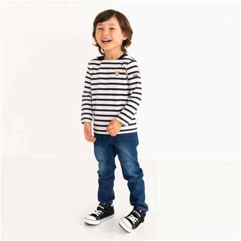 HOT BISCUITS ミキハウス Tシャツ アウトレット アイボリー 紺白 ホットビスケッツ ミキハウスホットビスケッツ公式店