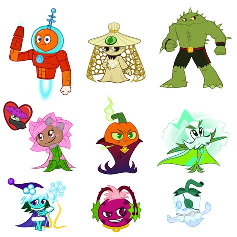 Pvz Heroes Oc Collection 6 Final By Ngtth On Deviantart Plant