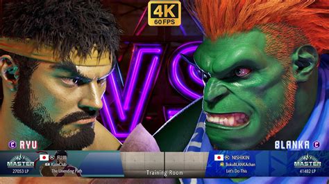 Sf6 💥 Fujii Ryu Vs Nishikin Blanka 💥 4k Action 💥 Street Fighter 6