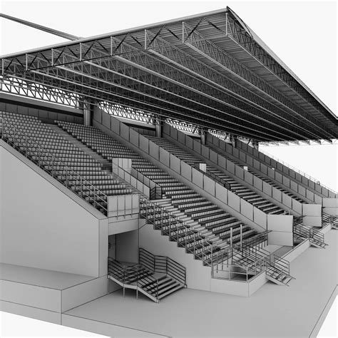 Stadium Sport Soccer Tribune High Detail Artofit