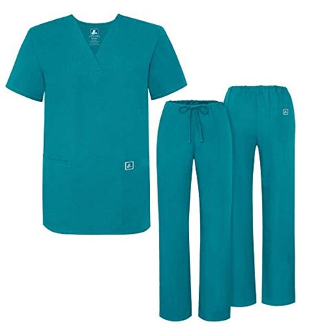 Buy Adar Uniforms Adar Universal Medical Scrubs Set Medical Uniforms Unisex Fit 45 Colors