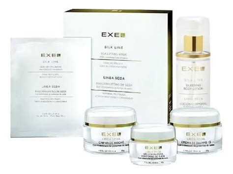 Kit Exel Facial Seda Crema Contorno Ojos Locion Lifting Cuotas Sin