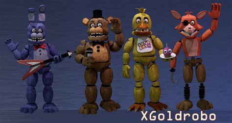 Fnaf 2 Un-withered Animatronics by Michael-V on DeviantArt