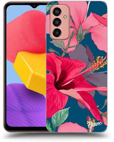 Silikonowe Prze Roczyste Etui Na Samsung Galaxy M Hibiscus