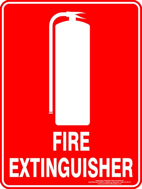 Fire Extinguisher Signs | Poster Template