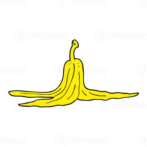 hand drawn cartoon banana peel 45050389 PNG