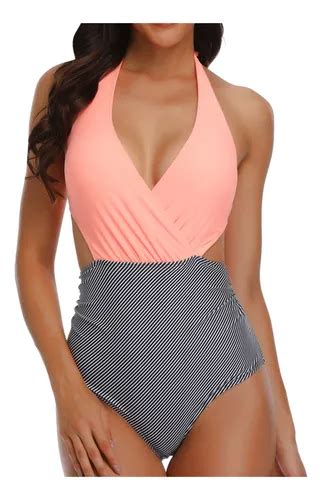 Bikini De Una Sola Pieza Con Vendaje Para Mujer Con Almohad Mercadolibre