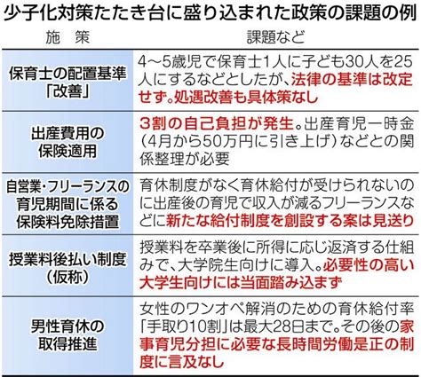 どこが「異次元」？政府の少子化対策たたき台 難題は財源、社会保険からカネを集める案まで登場：東京新聞デジタル