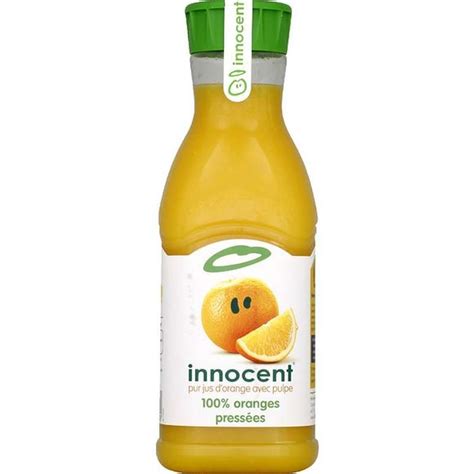 Jus D Orange Avec Pulpe Frais Innocent 900 Ml Bam Courses