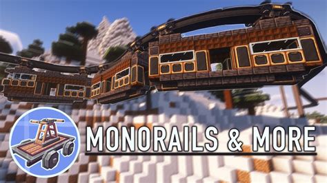 Making Working Monorails With Create Steam N Rails YouTube