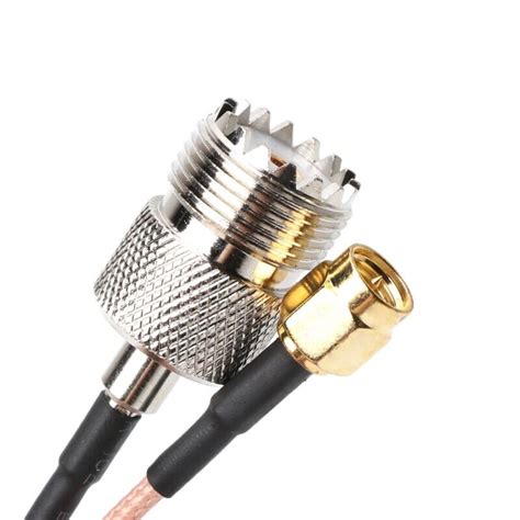 RG316 Cable Jumper Pigtail UHF SO239 Female PL259 To SMA Male Plug