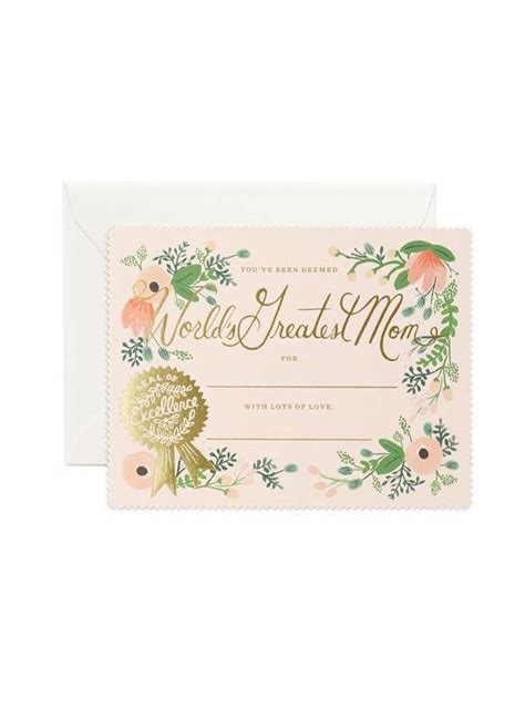 Kort World S Greatest Mom Rifle Paper Co Leilas General Store