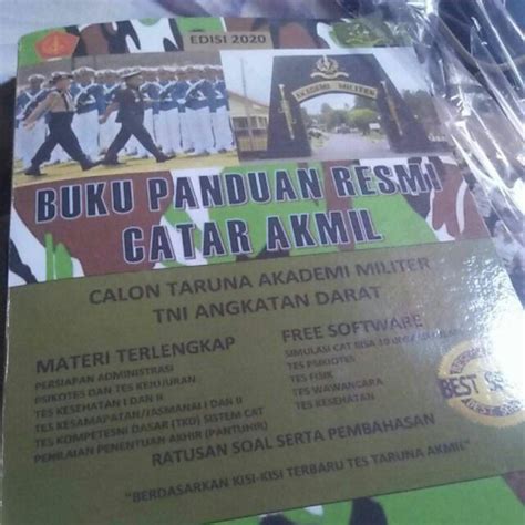 Buku Panduan Resmi Calon Taruna Akmil Akademi Militer Tni Ad Plus