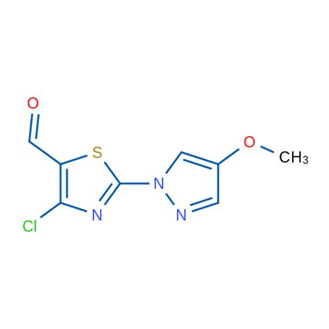 1873704 92 7 4 Chloro 2 4 Methoxy 1H Pyrazol 1 Yl 1 3 Thiazole 5