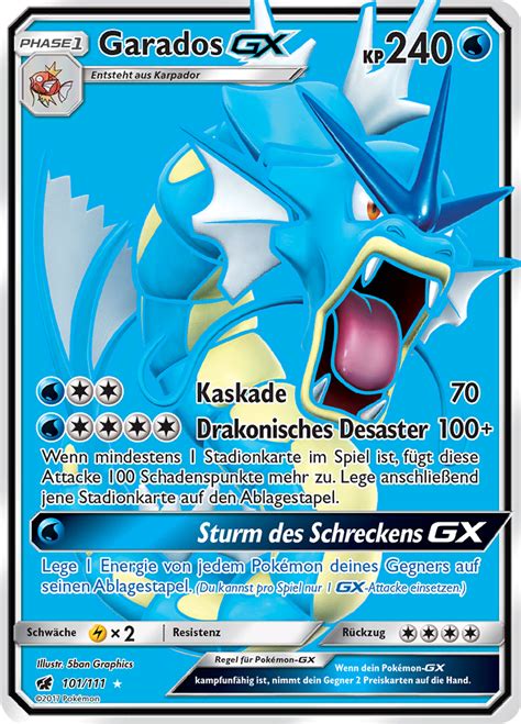 Garados Gx Wert Bild K Nstler Seltenheit Pokemonkarte De