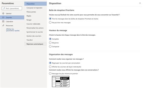 R Ponse Automatique Outlook Cr Er Un Message D Absence