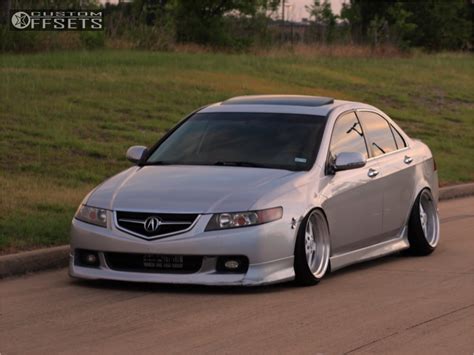 Wheel Offset 2005 Acura TSX HellaFlush Coilovers Custom Offsets