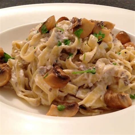 Tagliatelle Met Spekjes En Champignons Jumbo