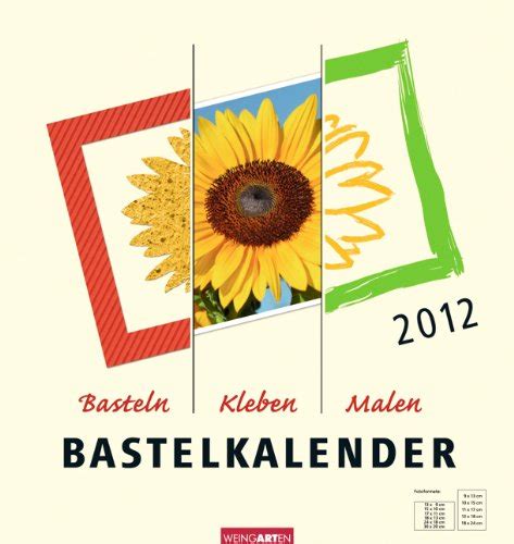 Der Bastelkalender Champagner 2012 Basteln Kleben Malen